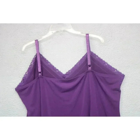 Susan Graver Essentials Purple Cami-Size 3X-Adjustable Straps - Picture 6 of 7